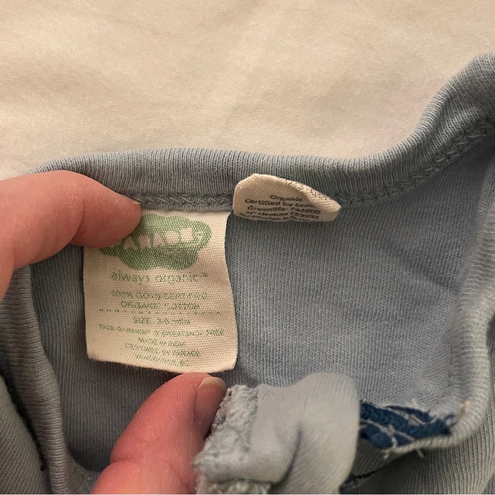 Parade Organics sailboat Zipper Onesie size 3-6 months - Picture 2 of 3